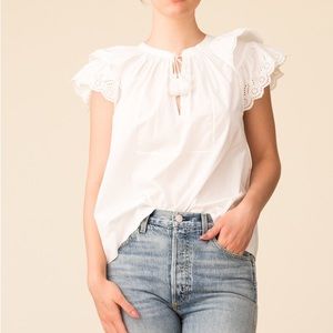 Ulla Johnson Elm eyelet top, size S